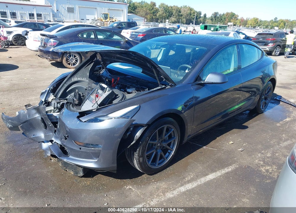 2022 TESLA MODEL 3 LONG RANGE DUAL MOTOR ALL-WHEEL DRIVE VIN: 5YJ3E1EB3NF178170