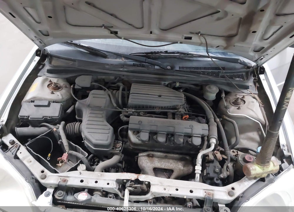 2001 HONDA CIVIC LX VIN: 1HGES165X1L046655