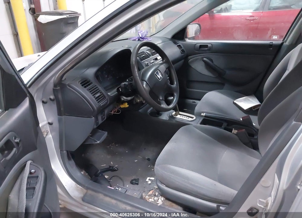 2001 HONDA CIVIC LX VIN: 1HGES165X1L046655