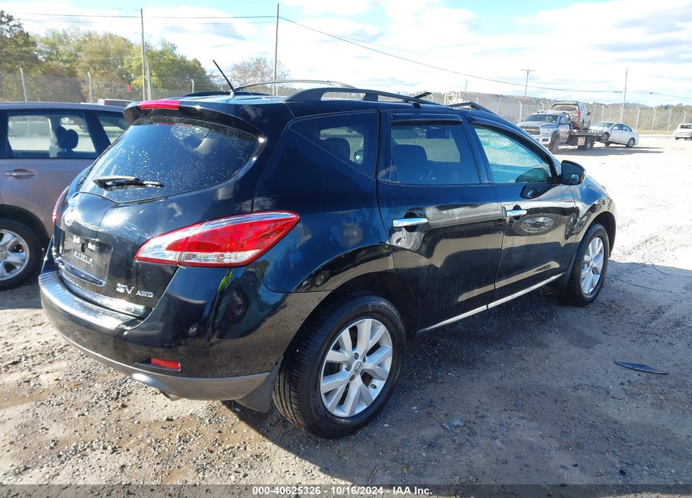 2012 NISSAN MURANO SV VIN: JN8AZ1MW2CW217408