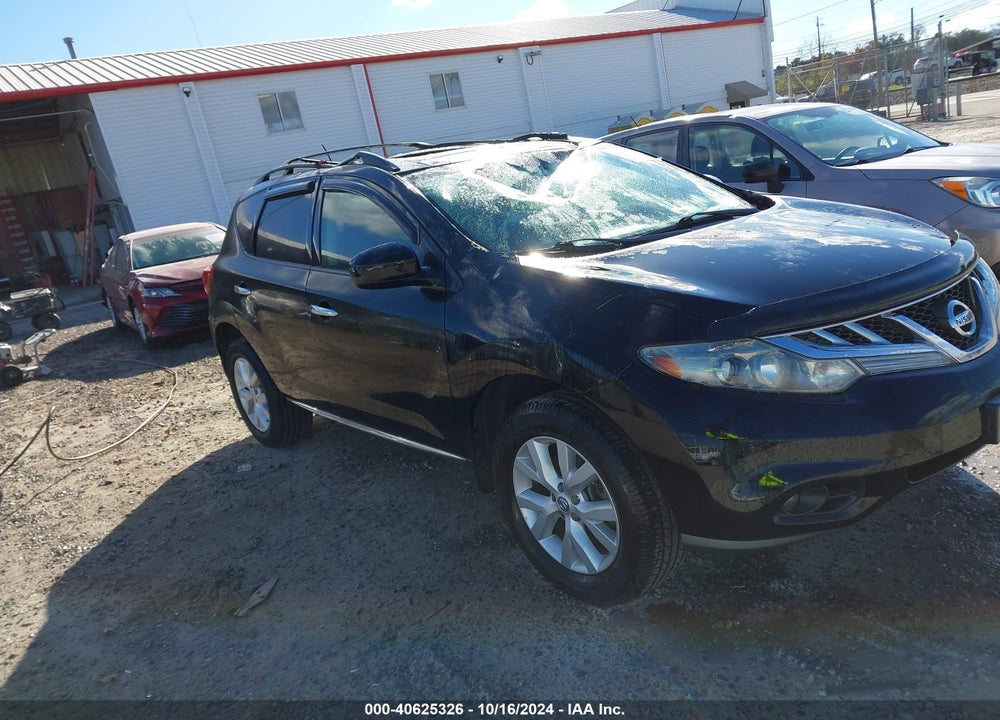 2012 NISSAN MURANO SV VIN: JN8AZ1MW2CW217408