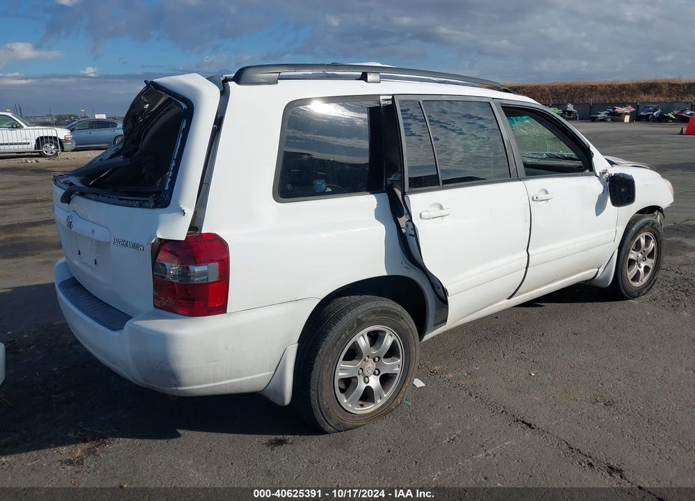 2006 TOYOTA HIGHLANDER V6 VIN: JTEDP21A060097320