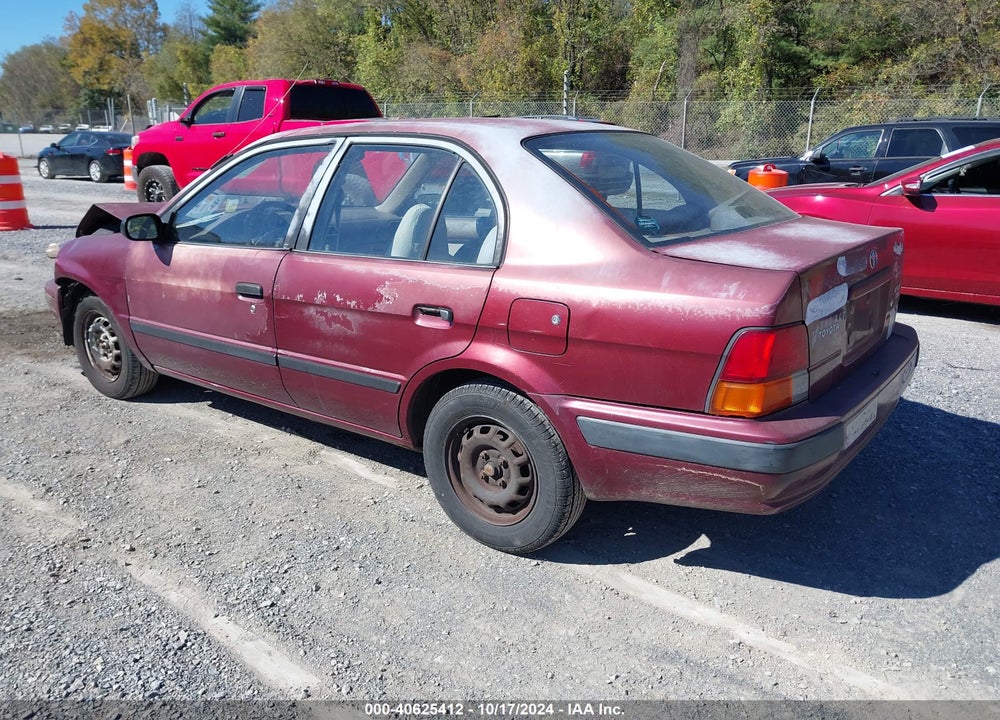 1995 TOYOTA TERCEL DX VIN: JT2EL56E2S7011436