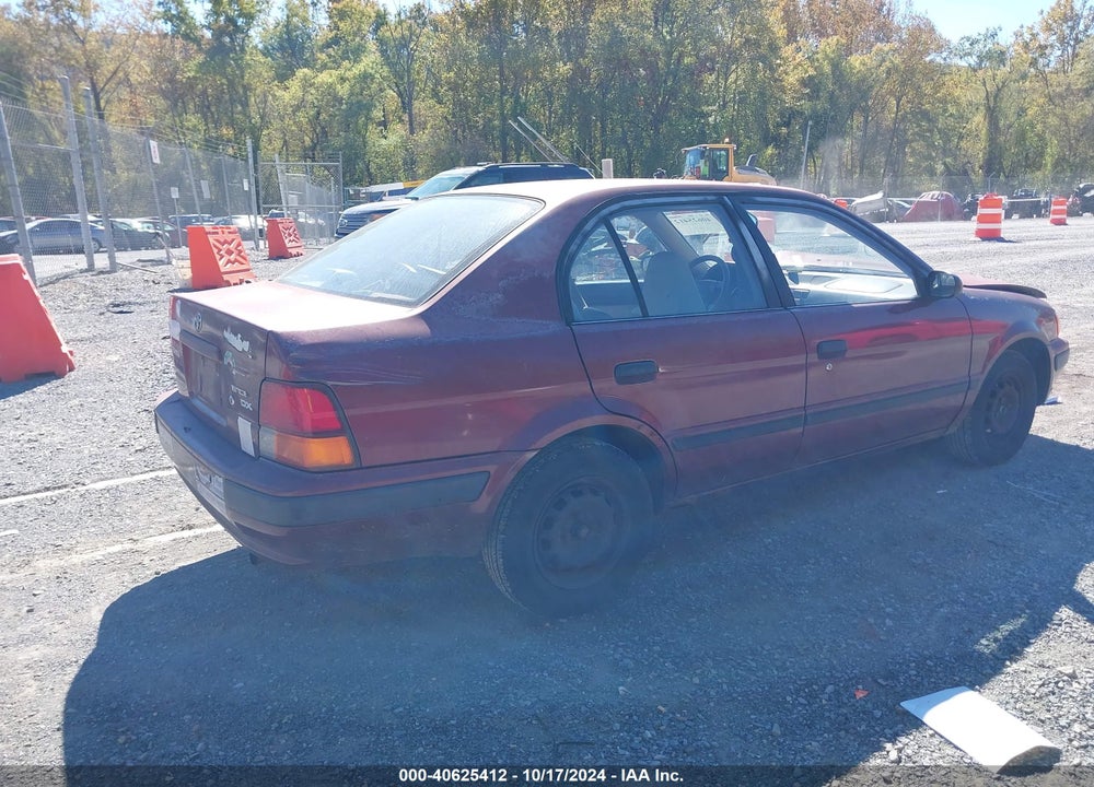 1995 TOYOTA TERCEL DX VIN: JT2EL56E2S7011436