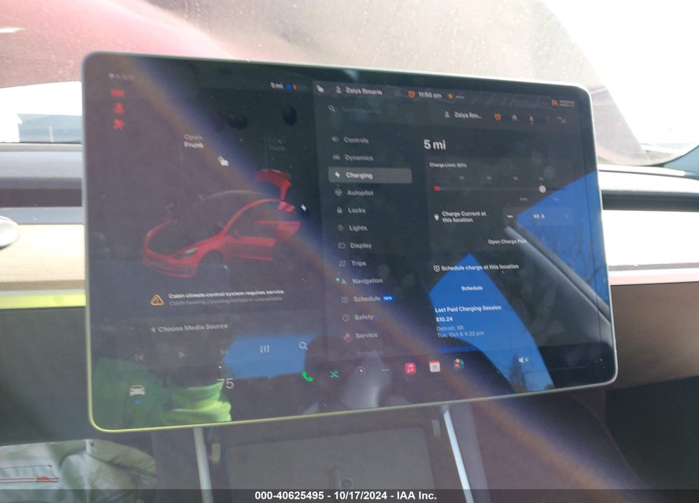 2019 TESLA MODEL 3 VIN: 5YJ3E1EBXKF199240