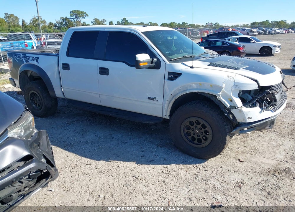 2014 FORD F-150 SVT RAPTOR VIN: 1FTFW1R66EFB07287