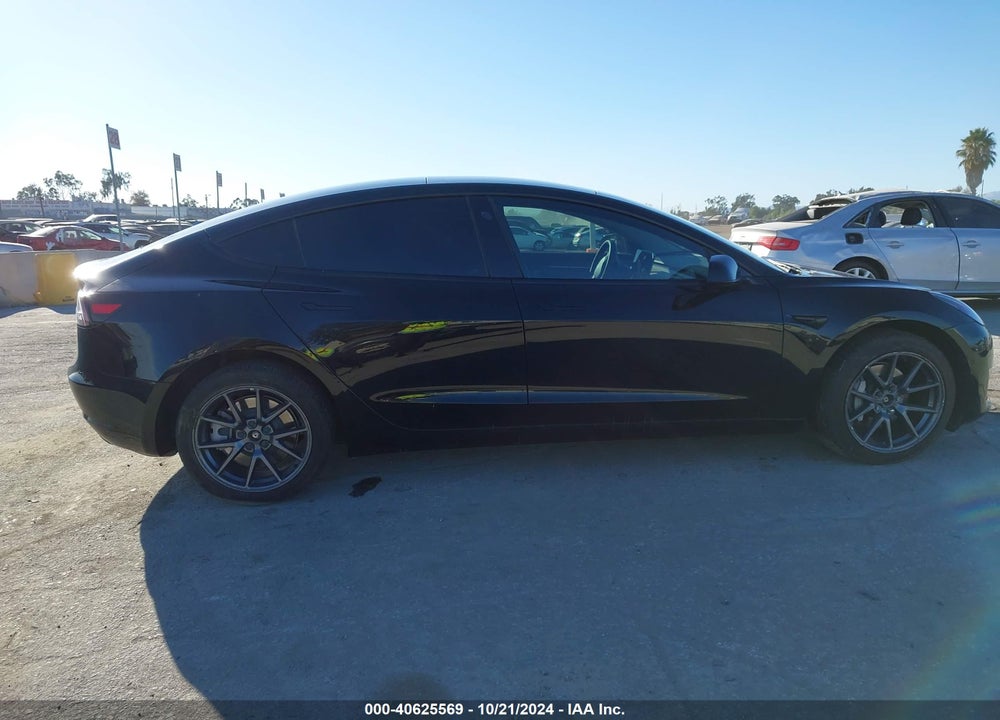 2022 TESLA MODEL 3 LONG RANGE DUAL MOTOR ALL-WHEEL DRIVE VIN: 5YJ3E1EB9NF143293