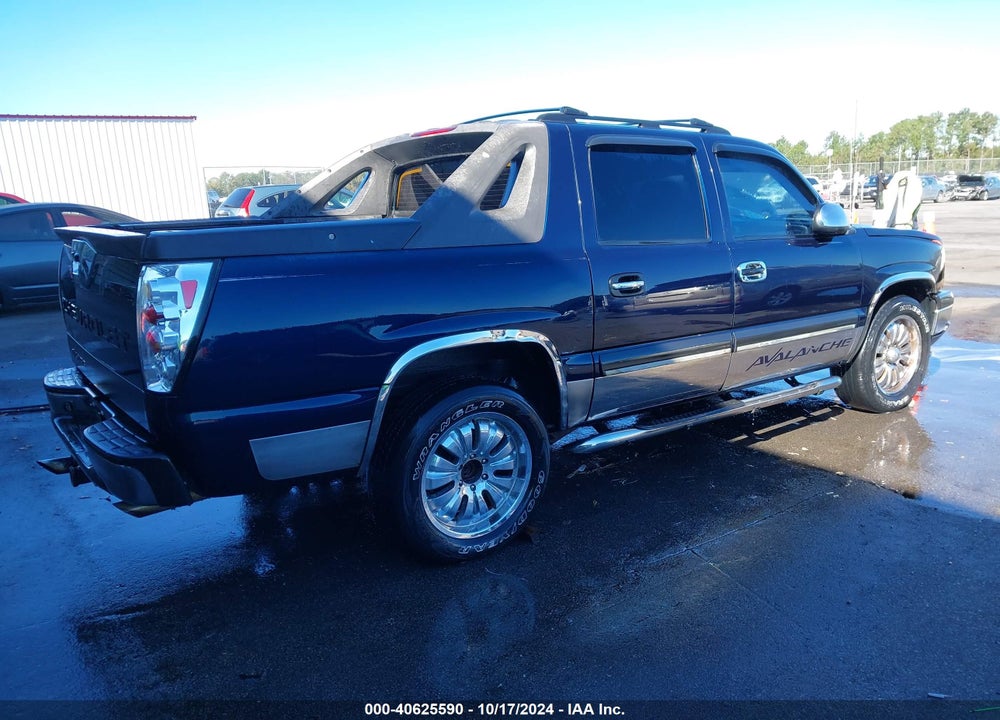 2004 CHEVROLET AVALANCHE 1500 VIN: 3GNEC12T14G176297