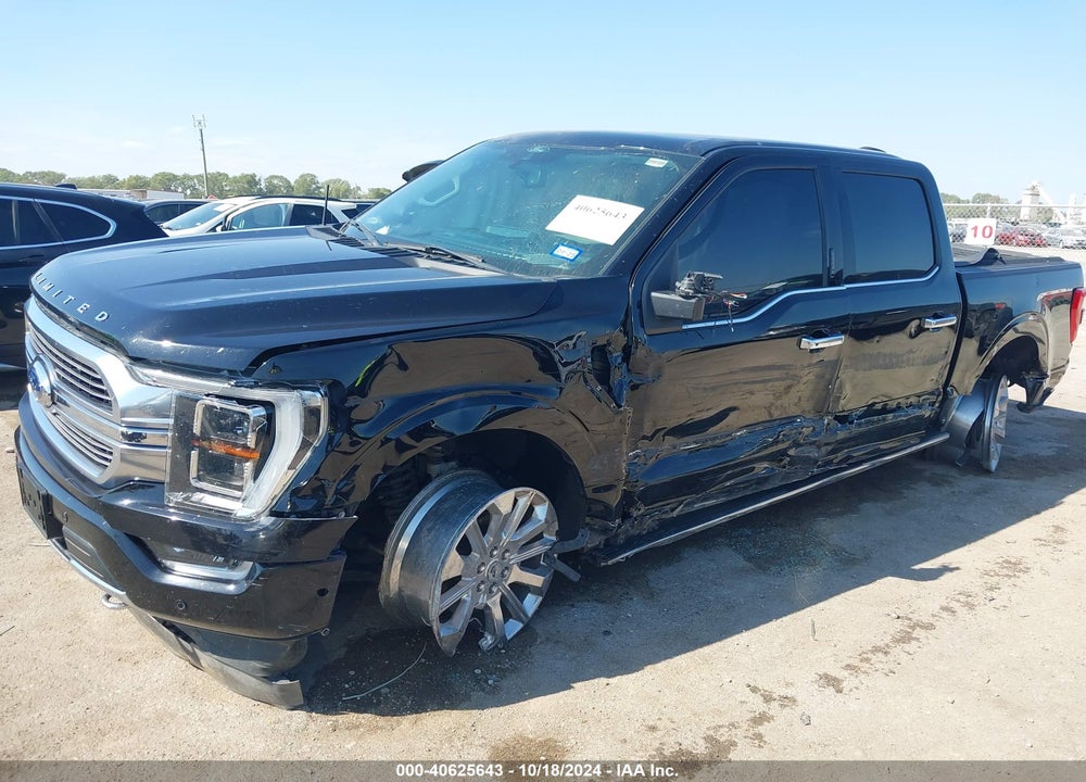 2021 FORD F-150 LIMITED VIN: 1FTFW1E8XMFA52221