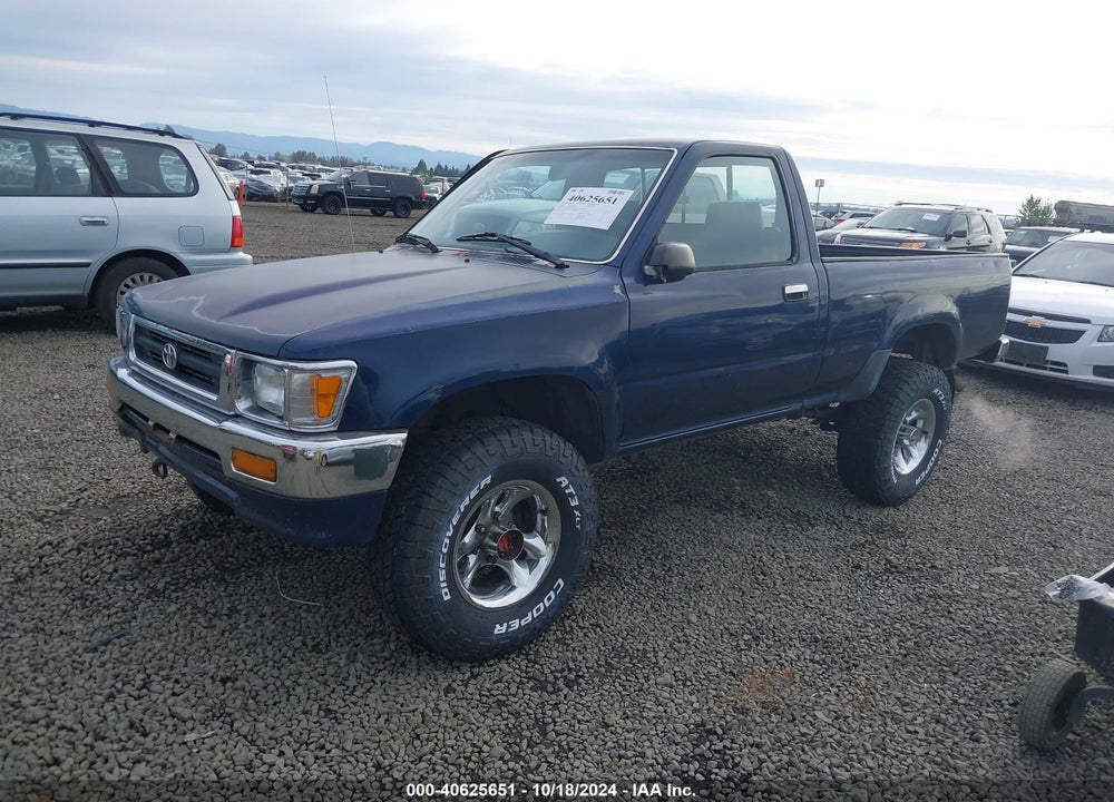 1993 TOYOTA PICKUP 1/2 TON SHORT WHLBSE DX VIN: 4TARN01P0PZ126137