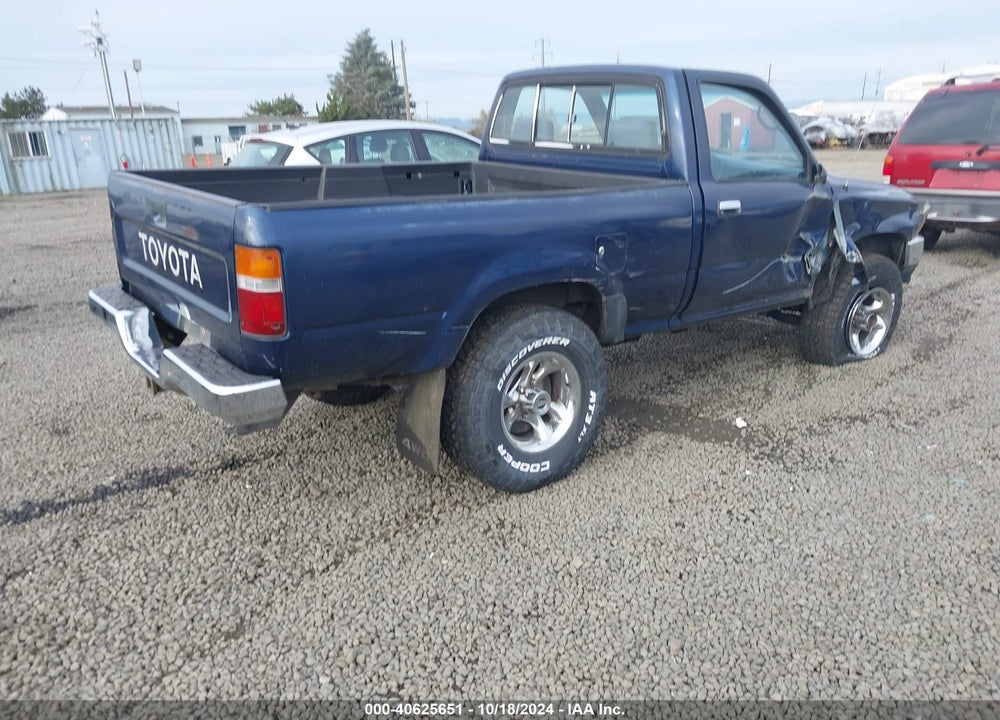 1993 TOYOTA PICKUP 1/2 TON SHORT WHLBSE DX VIN: 4TARN01P0PZ126137