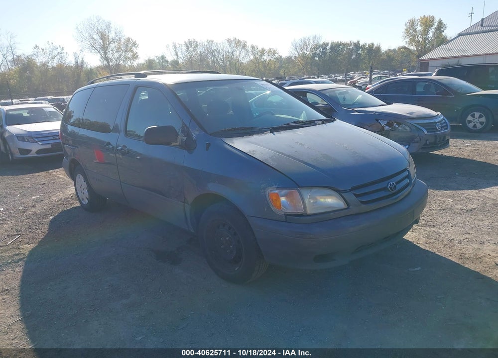 2002 TOYOTA SIENNA CE VIN: 4T3ZF19C32U462463