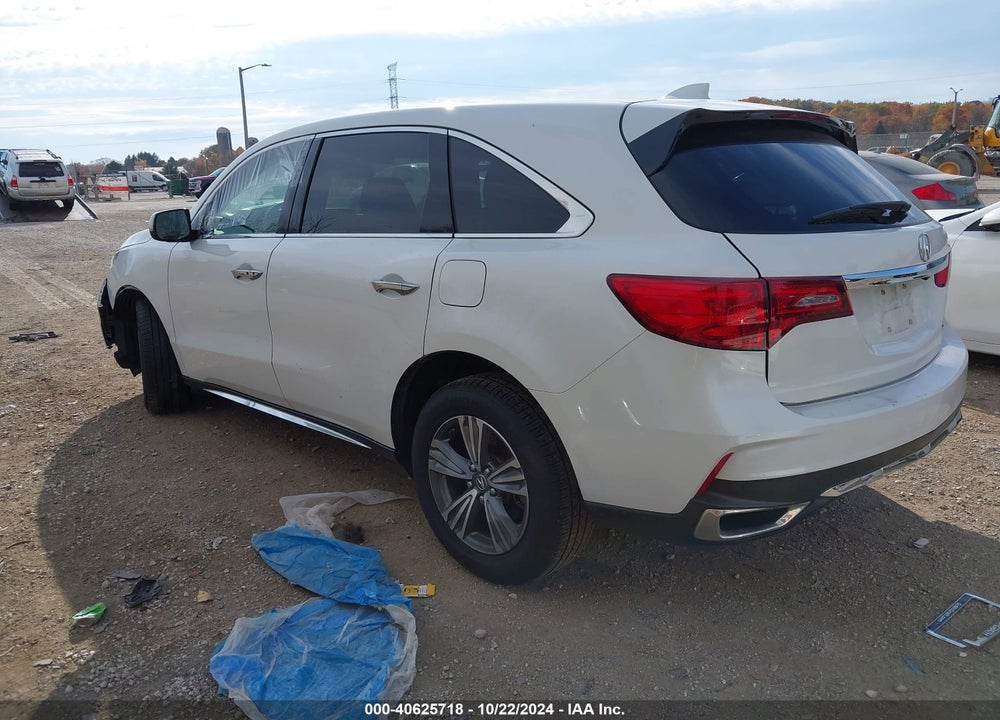 2020 ACURA MDX STANDARD VIN: 5J8YD4H35LL018091