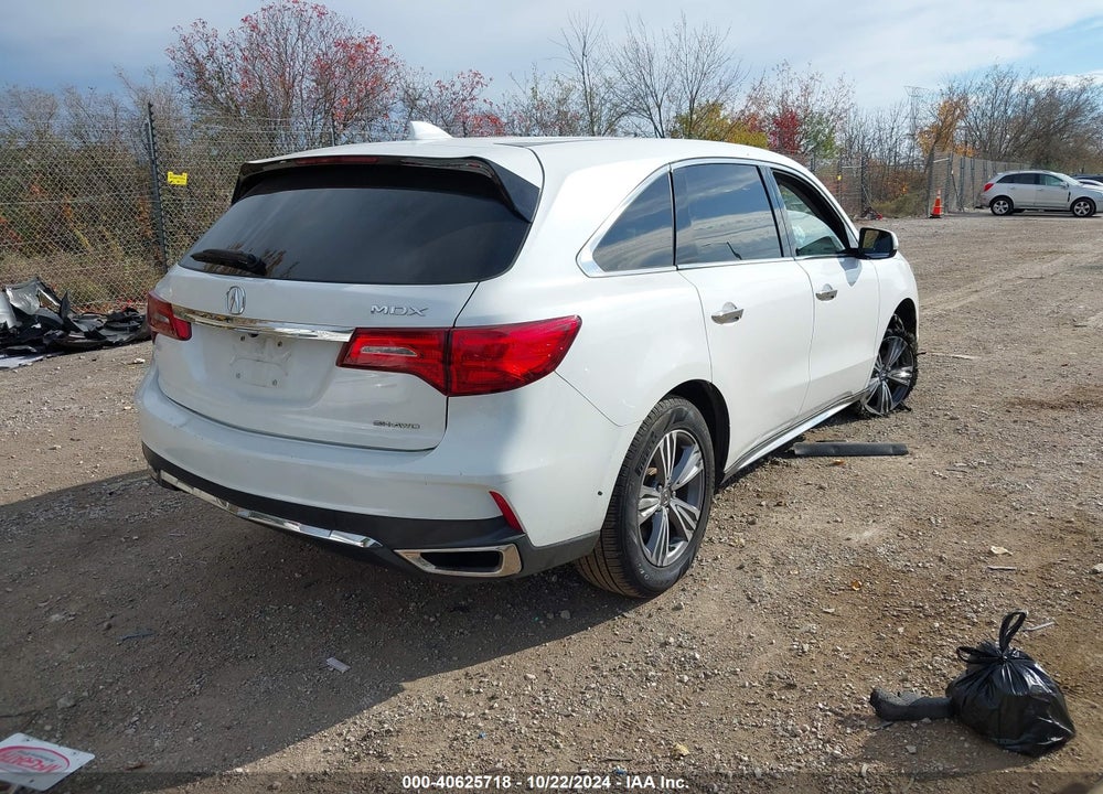 2020 ACURA MDX STANDARD VIN: 5J8YD4H35LL018091