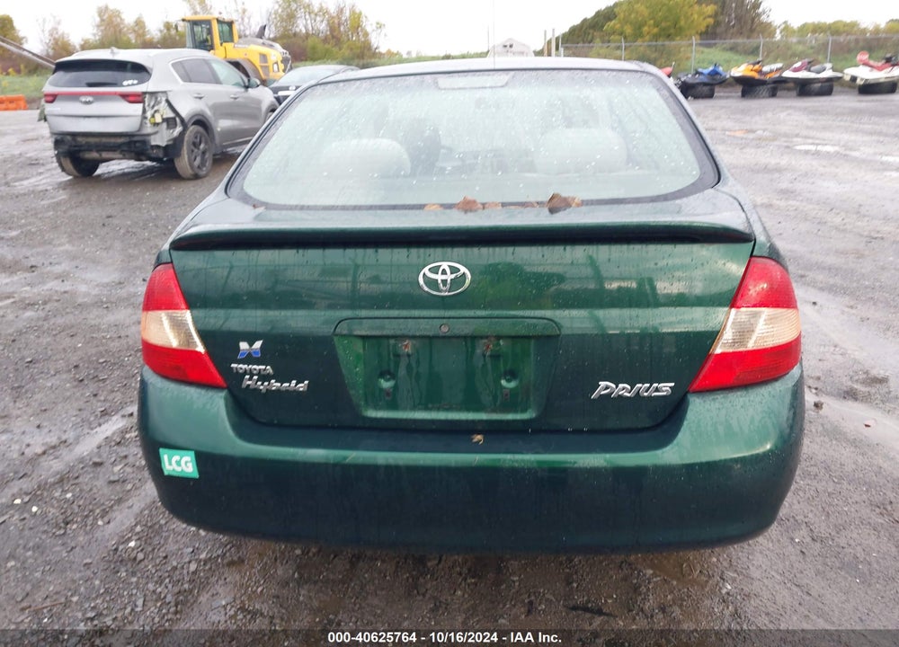 2002 TOYOTA PRIUS VIN: JT2BK12U620068856