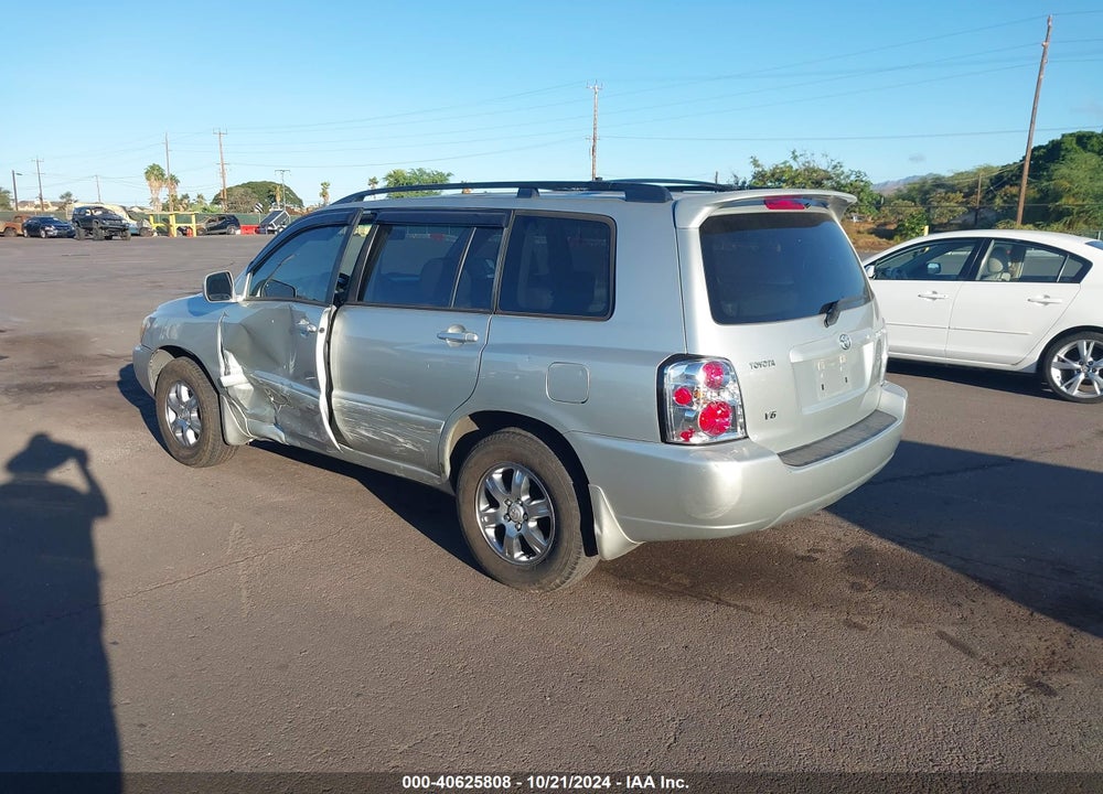 2004 TOYOTA HIGHLANDER V6 VIN: JTEDP21A940020152