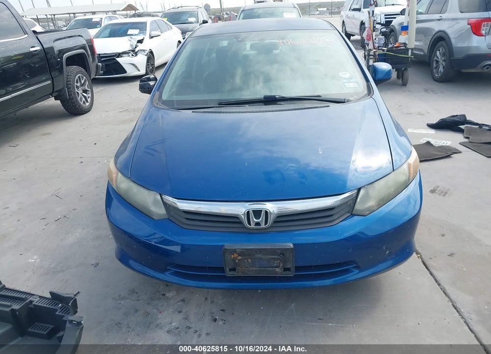 2012 HONDA CIVIC SDN LX VIN: 2HGFB2F5XCH575954