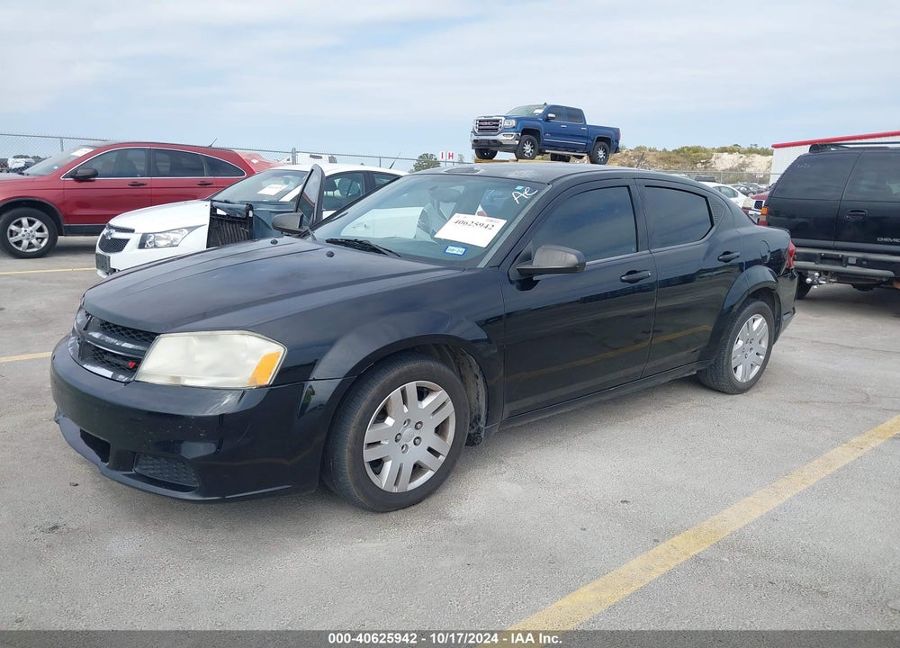 2014 DODGE AVENGER SE VIN: 1C3CDZAB8EN167324
