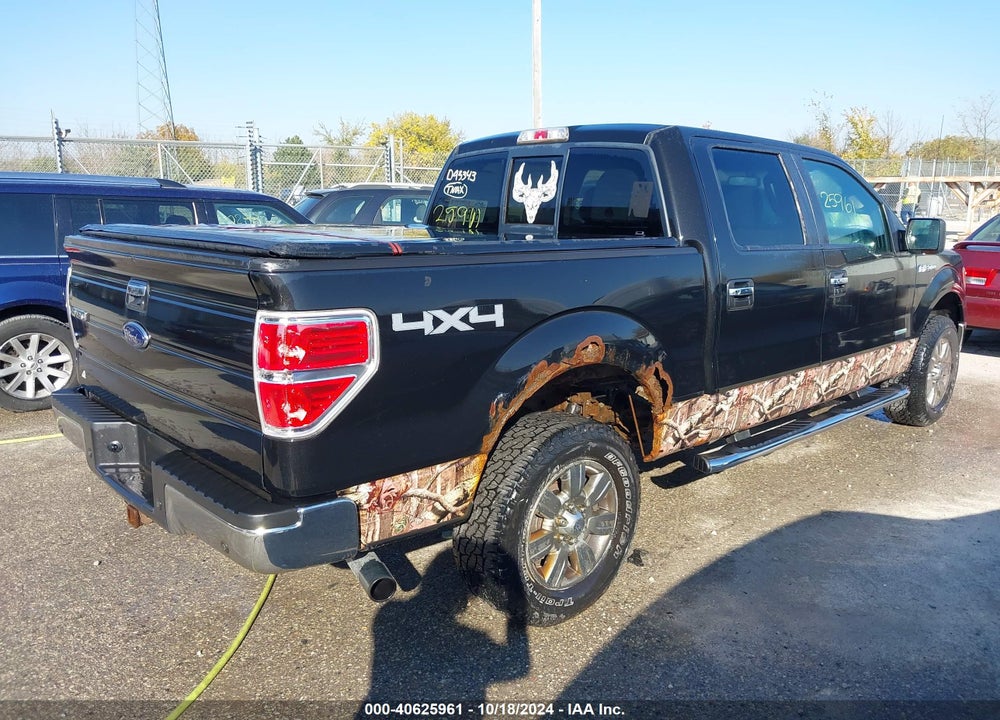2012 FORD F-150 XLT VIN: 1FTFW1ET5CKD93343