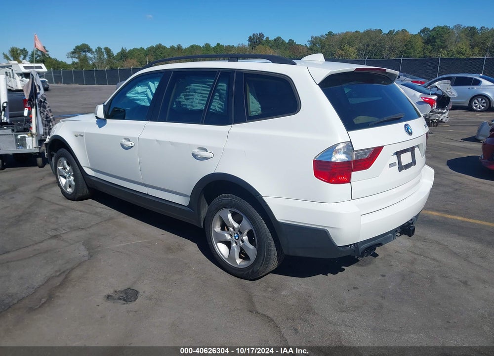 2008 BMW X3 3.0SI VIN: WBXPC93408WJ15931