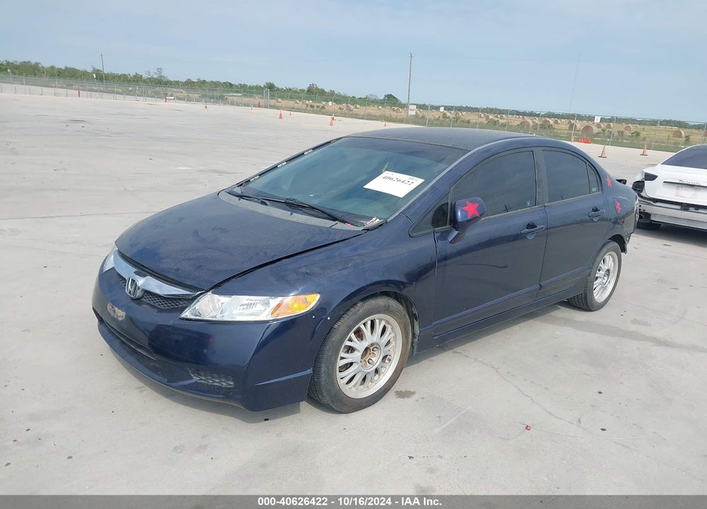 2009 HONDA CIVIC LX VIN: 1HGFA16549L025044