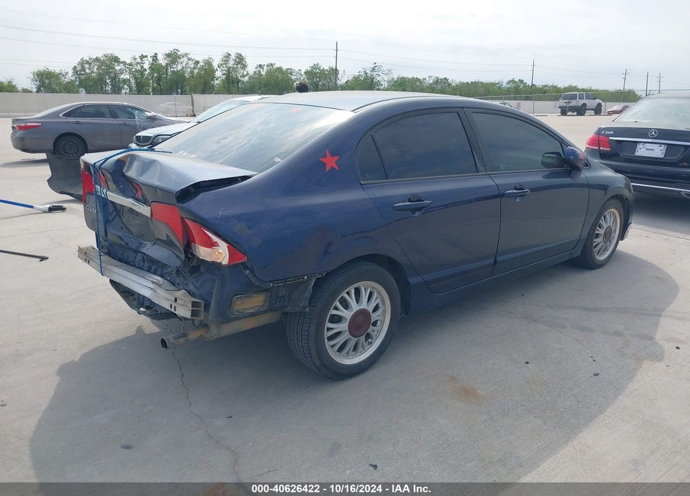 2009 HONDA CIVIC LX VIN: 1HGFA16549L025044