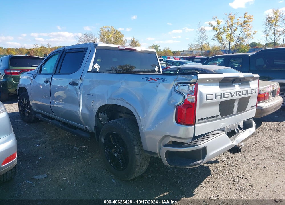 2022 CHEVROLET SILVERADO 1500 LTD 4WD SHORT BED CUSTOM VIN: 1GCPYBEK0NZ213207
