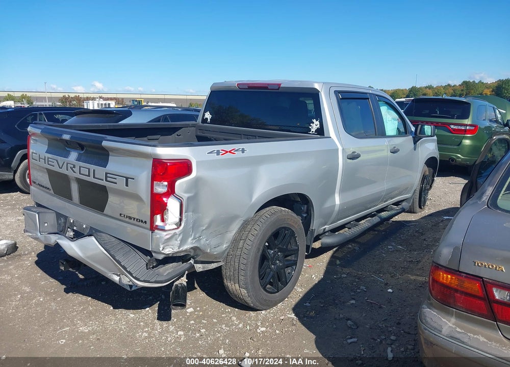 2022 CHEVROLET SILVERADO 1500 LTD 4WD SHORT BED CUSTOM VIN: 1GCPYBEK0NZ213207
