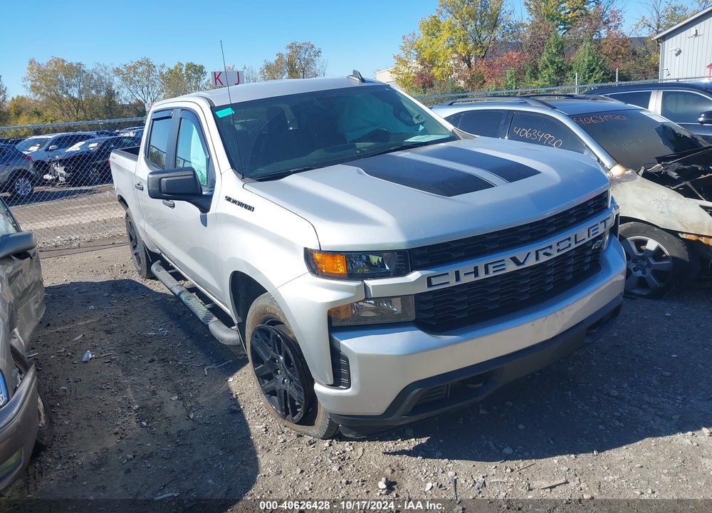 2022 CHEVROLET SILVERADO 1500 LTD 4WD SHORT BED CUSTOM VIN: 1GCPYBEK0NZ213207