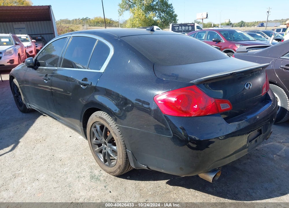 2008 INFINITI G35X VIN: JNKBV61F38M252456