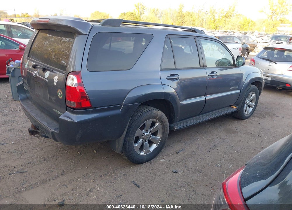 2006 TOYOTA 4RUNNER LIMITED V8 VIN: JTEBT17R760059447