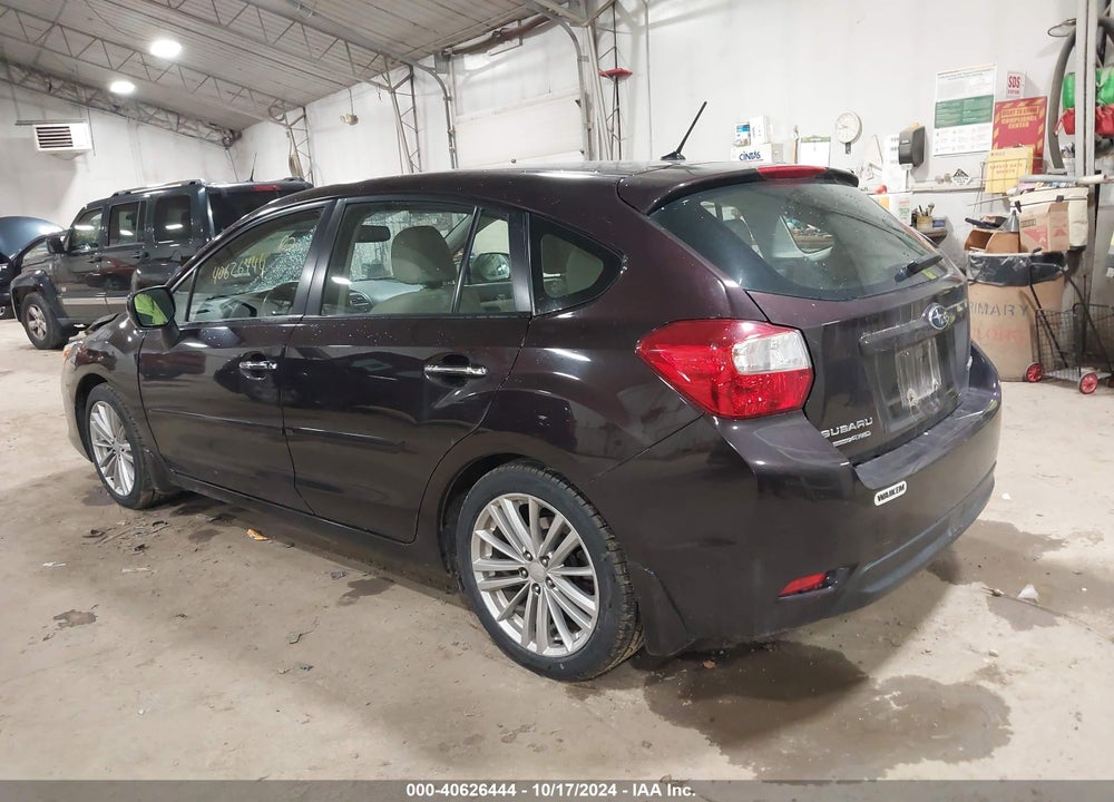 2012 SUBARU IMPREZA 2.0I LIMITED VIN: JF1GPAG67CH221214