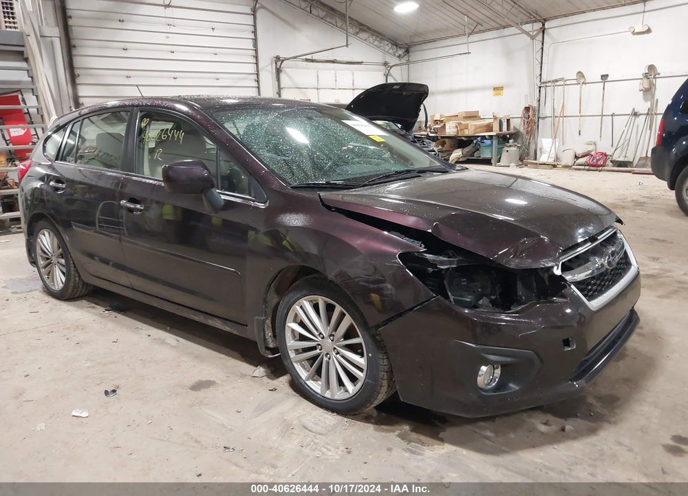 2012 SUBARU IMPREZA 2.0I LIMITED VIN: JF1GPAG67CH221214