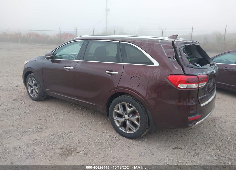 2017 KIA SORENTO 3.3L SX VIN: 5XYPKDA5XHG231195