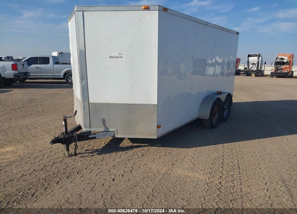 2014 COVERED WAGON TRAILER VIN: 53FBE1421EF013095