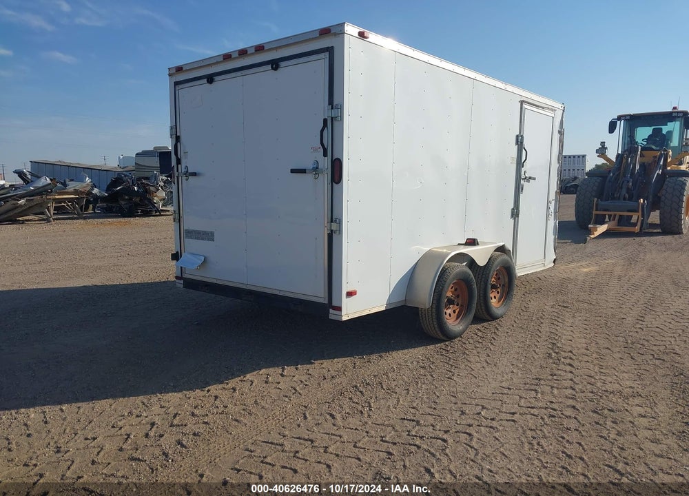 2014 COVERED WAGON TRAILER VIN: 53FBE1421EF013095
