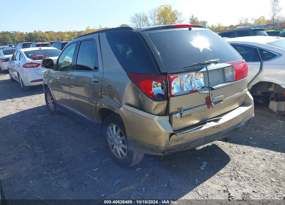 2006 BUICK RENDEZVOUS CX VIN: 3G5DB03L66S654558