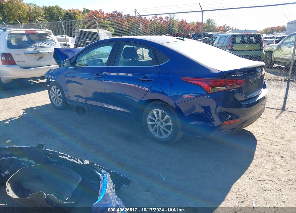 2021 HYUNDAI ACCENT SEL VIN: 3KPC24A60ME142296