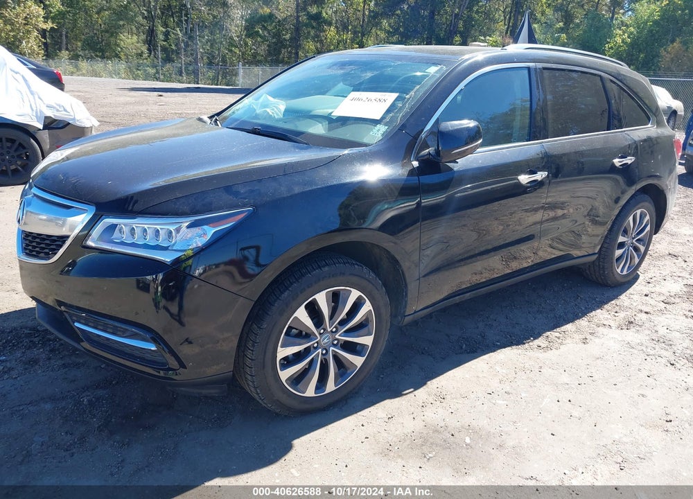 2015 ACURA MDX TECHNOLOGY PACKAGE VIN: 5FRYD3H41FB013901