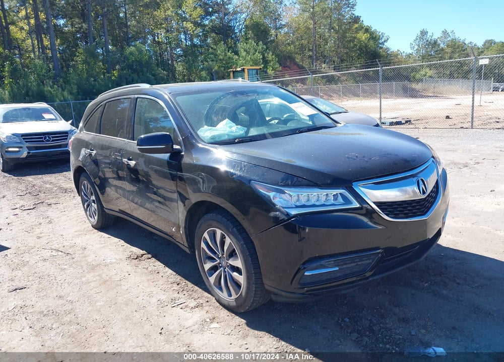 2015 ACURA MDX TECHNOLOGY PACKAGE VIN: 5FRYD3H41FB013901