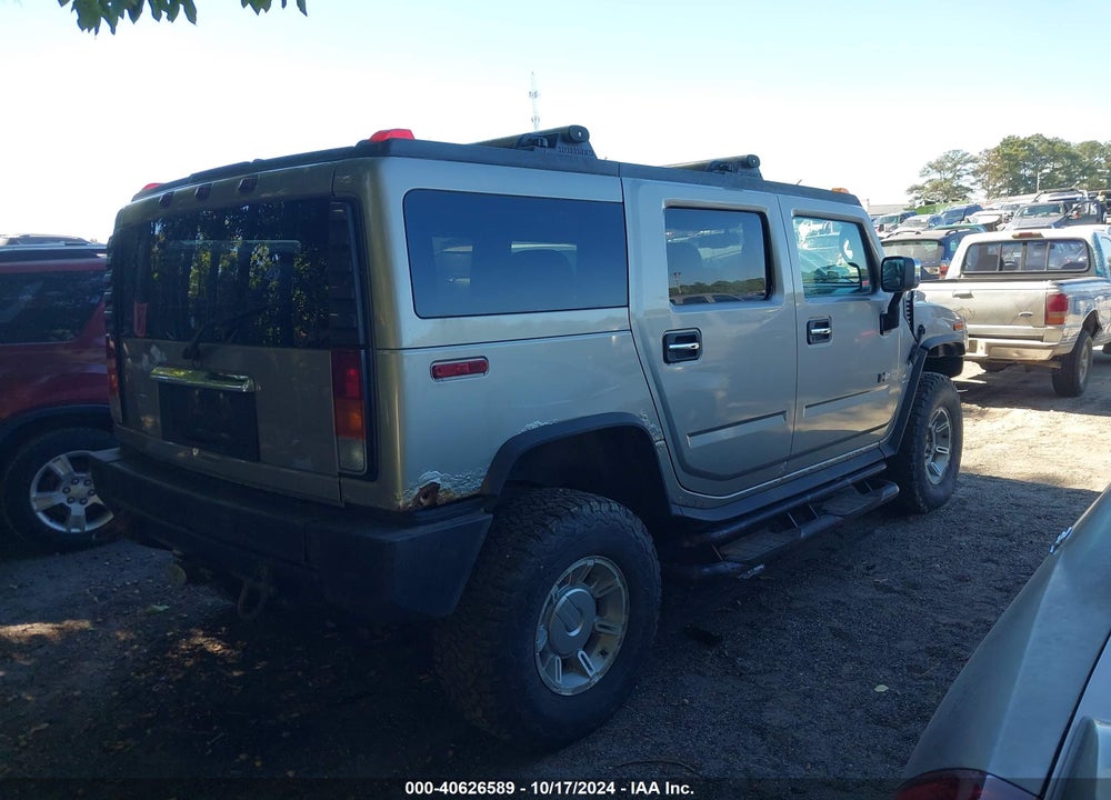 2003 HUMMER H2 VIN: 5GRGN23U73H126287
