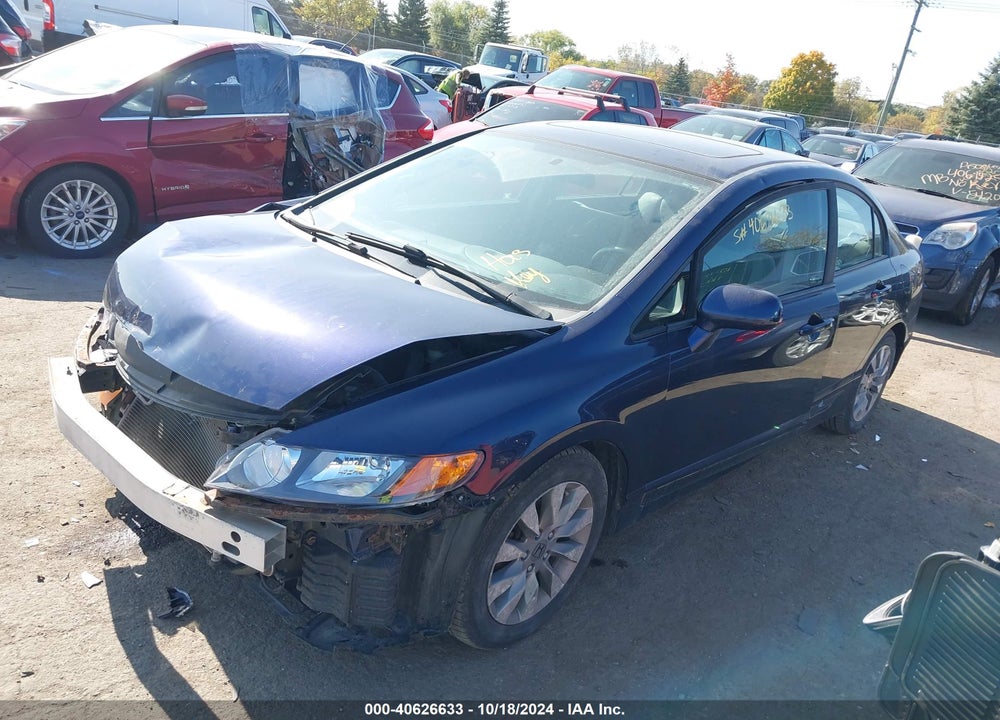 2010 HONDA CIVIC EX VIN: 19XFA1F80AE040775