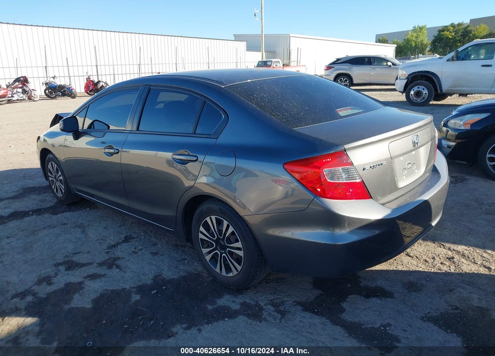 2012 HONDA CIVIC LX VIN: 2HGFB2F50CH303414