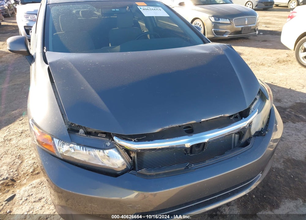 2012 HONDA CIVIC LX VIN: 2HGFB2F50CH303414
