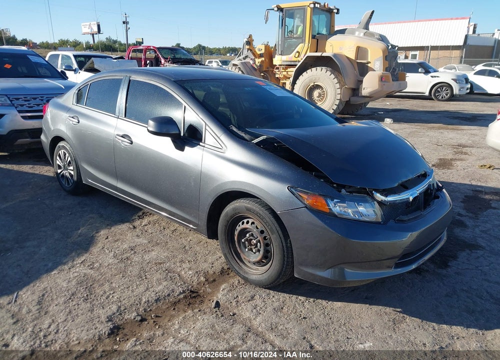 2012 HONDA CIVIC LX VIN: 2HGFB2F50CH303414