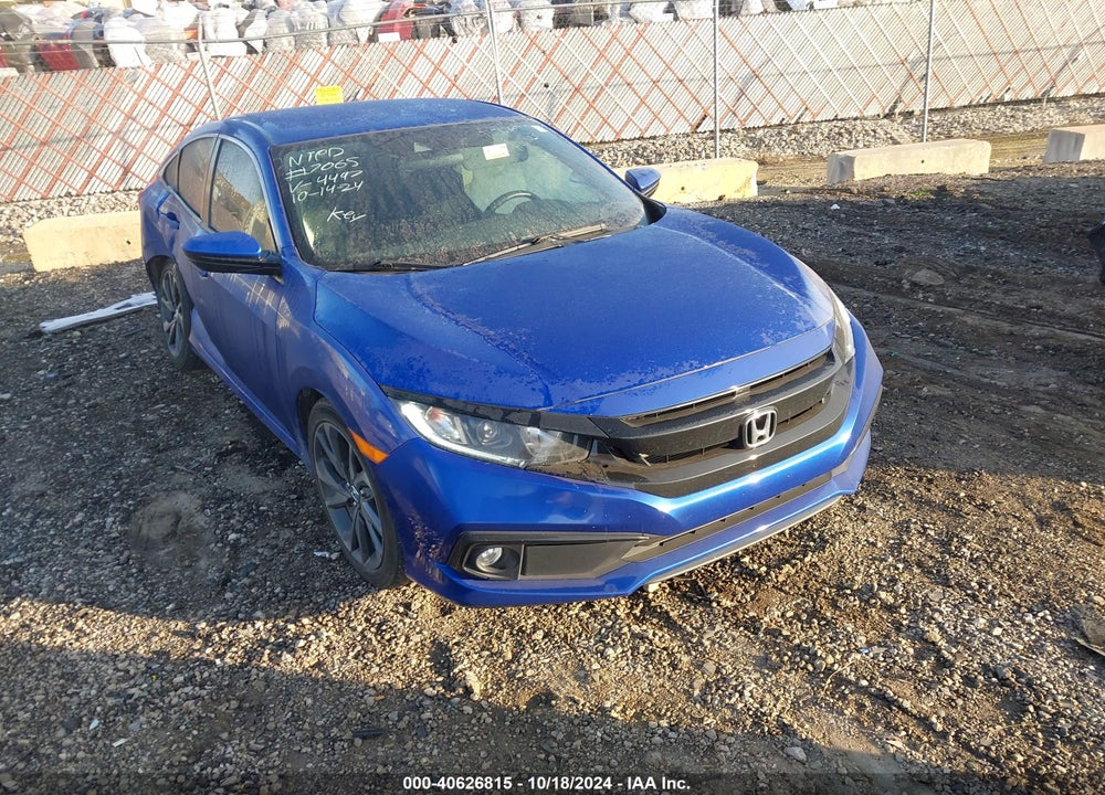 2020 HONDA CIVIC SPORT VIN: 2HGFC2F8XLH584497