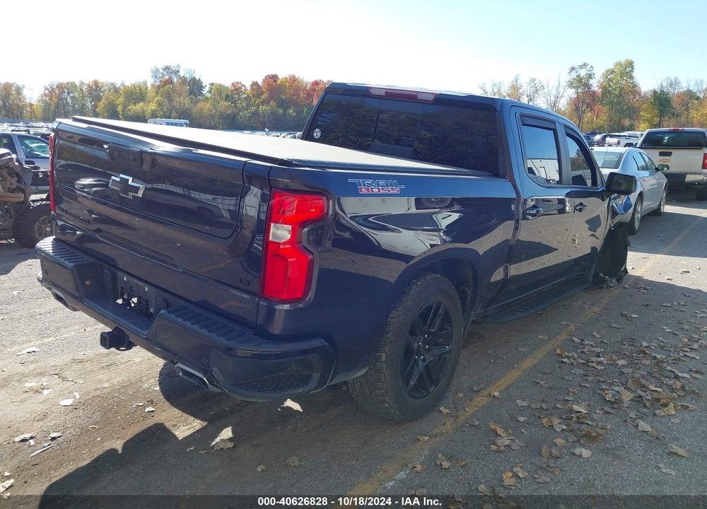 2022 CHEVROLET SILVERADO 1500 4WD SHORT BED LT TRAIL BOSS VIN: 3GCUDFED5NG643581
