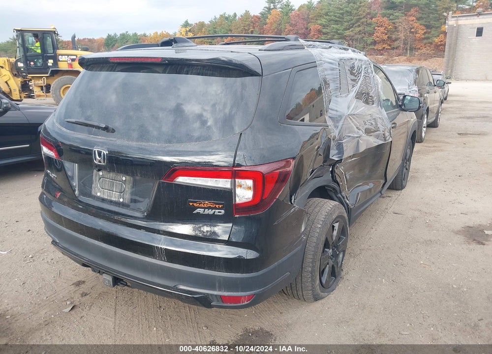 2022 HONDA PILOT AWD TRAILSPORT VIN: 5FNYF6H85NB048326