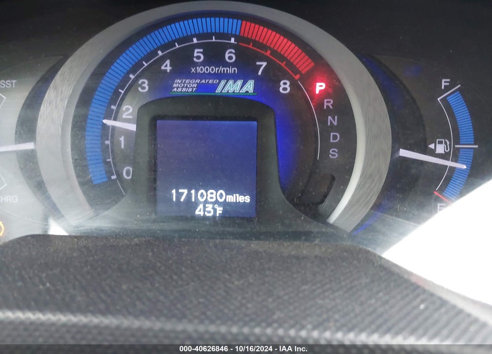 2010 HONDA INSIGHT EX VIN: JHMZE2H78AS008311