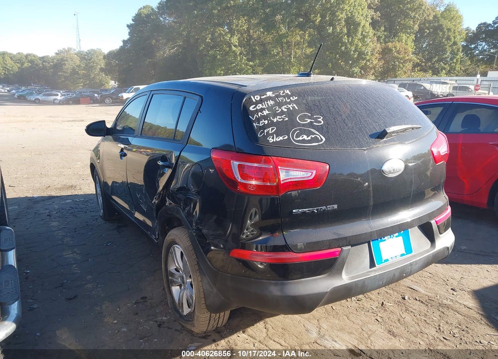 2013 KIA SPORTAGE LX VIN: KNDPB3A20D7513899